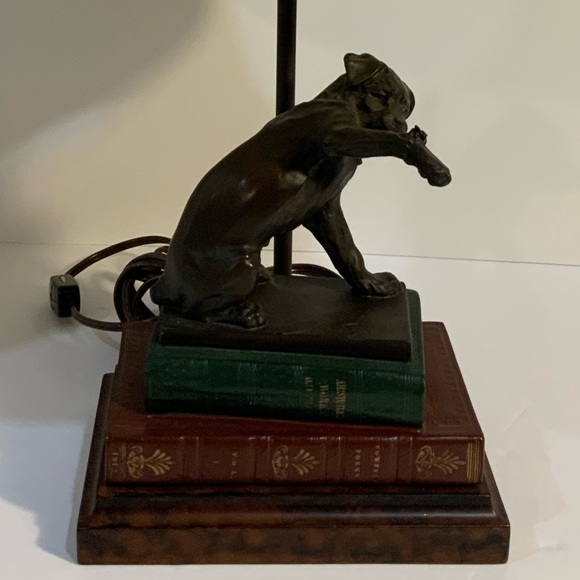 Ethan Allen Other - Dog with butterfly on top of books, with a beautiful base. Firm due to ship fees